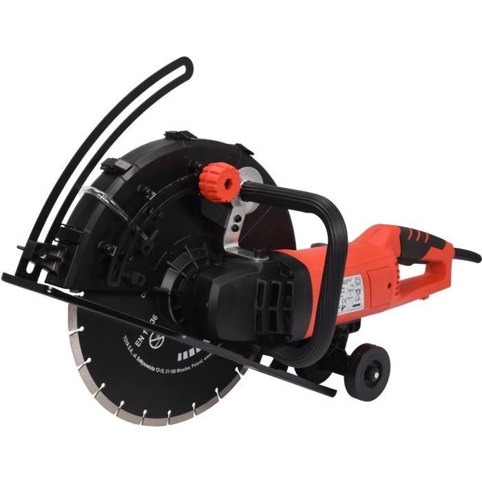 Découpeuse à béton - YATO - Electrique - 2400 W - 255 mm - 115 mm