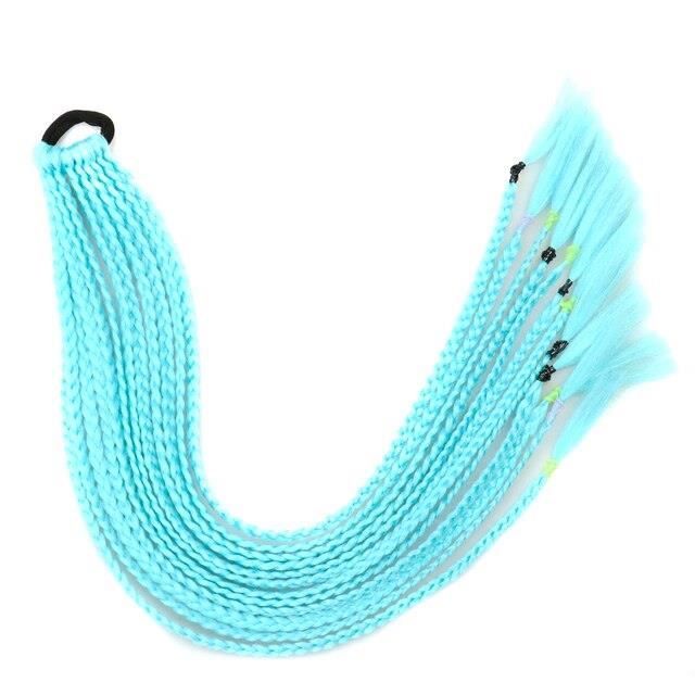 Selle d'attache de cheval synthétique Freemax sans arbre bleue avec