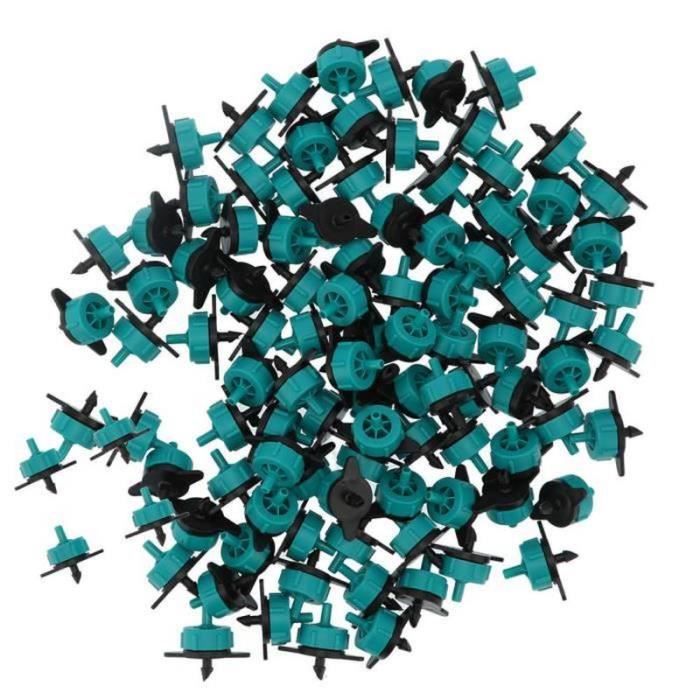100 Goutteurs Irrigation Happyyami 8L/H - Pour Système Goutte à Goutte Jardin - Monsieur Paysagiste