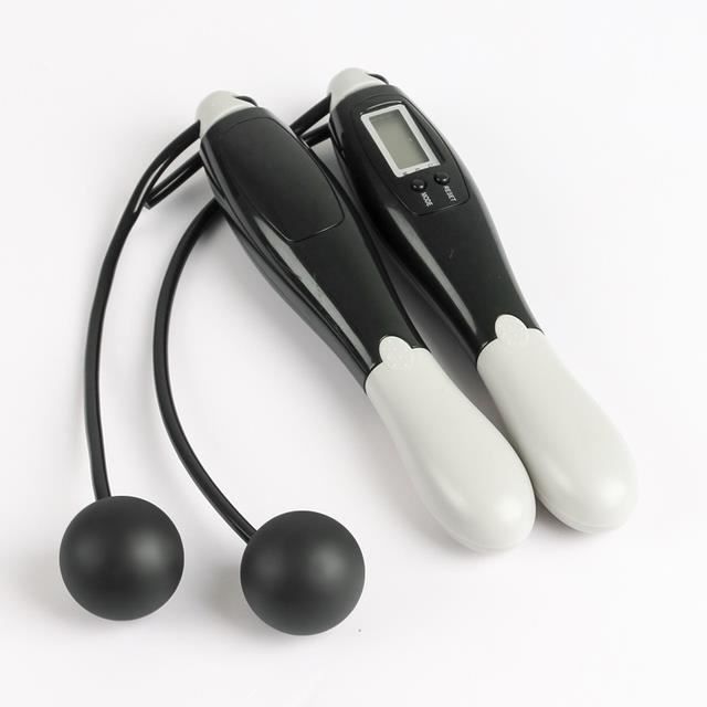 Corde à Sauter électronique Afenau – Bluetooth, Musique, LED, 10 Vitesses, Sans Fil, Pour Enfants (bleu)