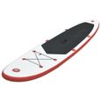 BEAU-2469Stand Up Paddle Planche à rame gonflable Professionnel Décor - Planches Paddle Gonflable Rouge et blanc-1