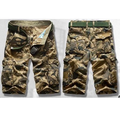 Pantacourt Léger Comptoir Des Cotonniers Kaki Camouflage - Taille 36/38