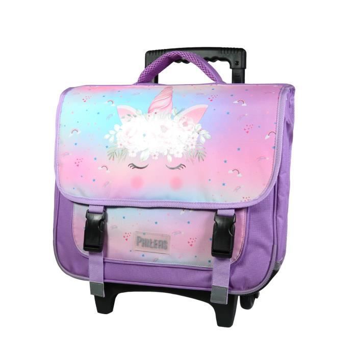 Cartable à roulettes BAGTROTTER Phileas 38 cm Violet