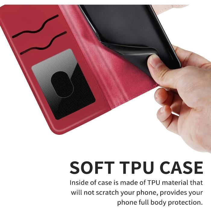 Étui Flip Magnétique Pour Xiaomi Redmi A5 4G – Cuir PU Avec 3 Portes-Cartes Et Support Intégré – Inclut Verre Trempé – Bleu