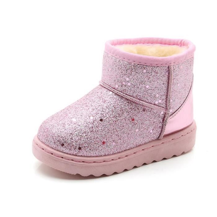 Paillettes Bottes Fille Taille 26 Rose Bottes à Paillettes Bottes