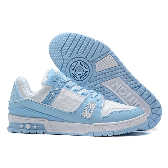 Basket louis online vuitton femme bleu
