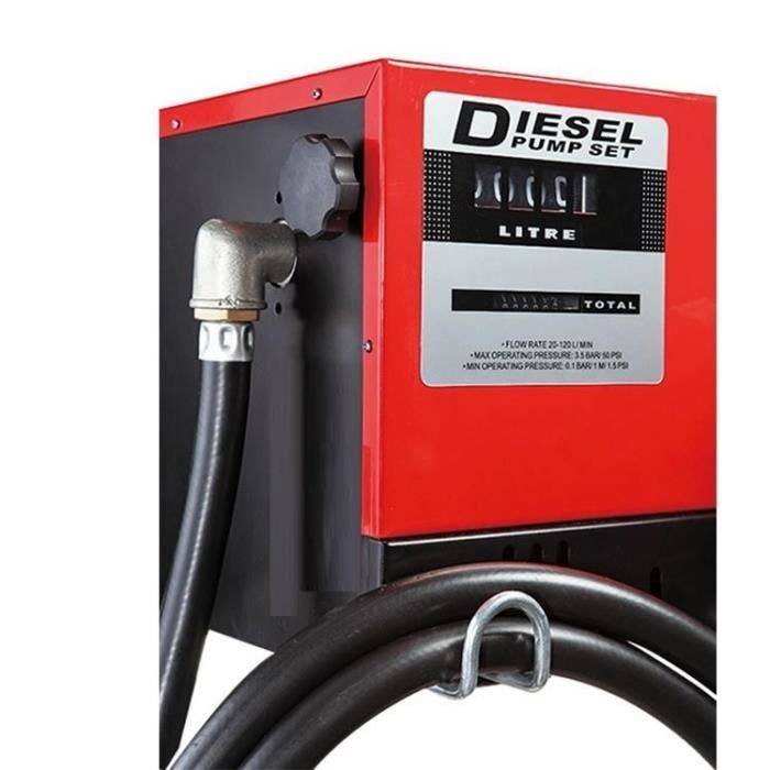Pompe à fuel gasoil diesel 12V 40l/min 150W avec pistolet automatique