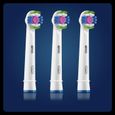 Oral-B 3D White - Lot de 3 têtes de rechange pour brosse à dents électrique avec technologie CleanMaximiser-2