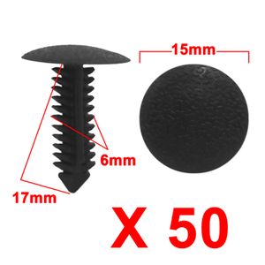 50 Clips De Garniture Pour Renault Master - Fixation Moulure Porte Extérieure - Lot Réparation Auto