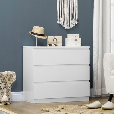 Commode à 3 tiroirs en bois blanc Blanc 40 x 34 x 63,5 cm | Leroy Merlin Commode à 3 tiroirs en bois blanc Blanc 40 x 34 x 63,5 cm | Leroy Merlin