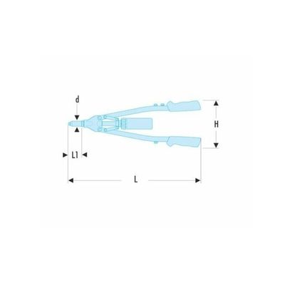 Pince à Riveter FACOM Y.116CPB – Deux Mains – Outillage Pro Neuf