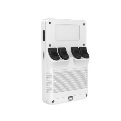 R36S Console Portable Rétro 3.5" IPS – 128Go + 40 000 Jeux, Émulateurs Multi-Plateformes, Cadeau Enfant & Adulte (Blanc Bleu)