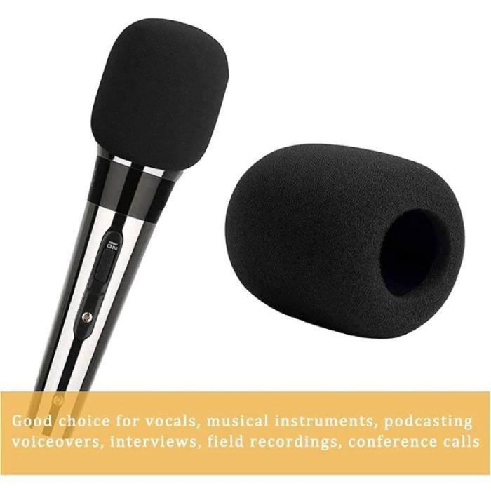 5 pack Bonnette Micro Mousse Mic Microphone à Main Couverture de Pare ...