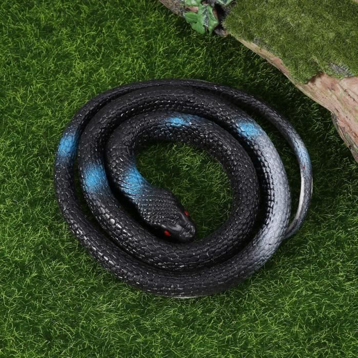 Figurine Serpent En Caoutchouc Fdit – Vert – Jouet Souple Et Réaliste