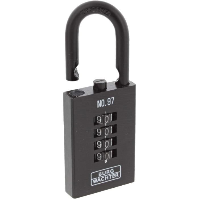 ABUS 85/50 Cadenas Laiton Massif 50 Mm – Sécurité Élevée Pour Portes, Valises, Abri Jardin