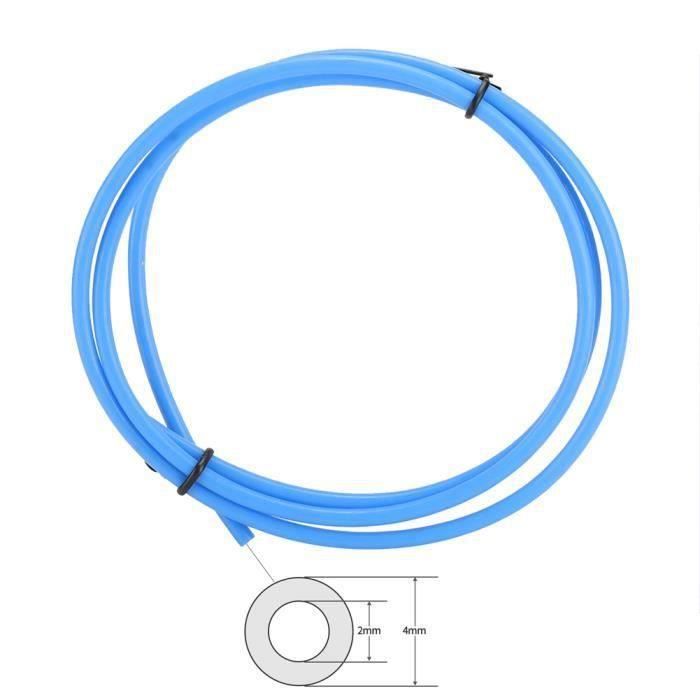 Kit Tube PTFE Téflon Pour Imprimante 3D - 1 Mètre (4x2mm) + Connecteurs PC4-M6/M10 + Coupeur - 11