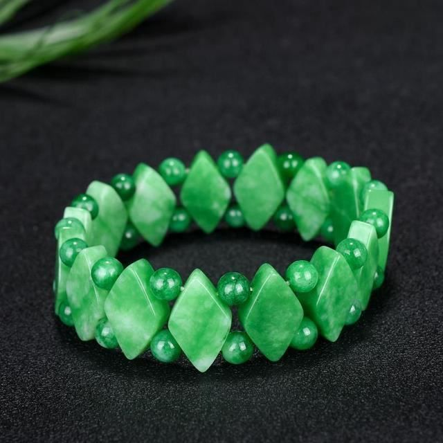 Bracelet GRAY Bracelet en Jade naturel v ritable pour hommes