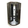 Cabine de douche hydromassante - SPA BAIN - Modèle Toronto - Chromothérapie - 90x90cm-3
