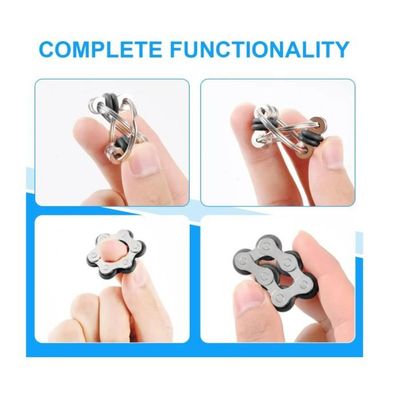 Lot De 8 Bâtons Sensoriels Antistress En Silicone – Formes Variées – Soulagement Anxiété TDAH – Enfants Adultes