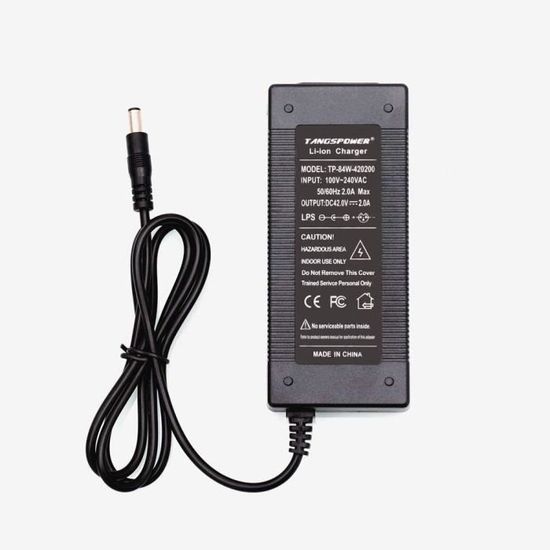 PowerSmart Chargeur 42V 2A Universel Chargeur Velo Electrique Pour Scooter Electrique Hoverboard 36v Trottinette Batterie Dc 21 92194670