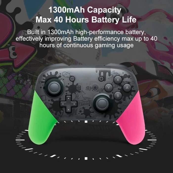 Soldes Nintendo Manette Switch Pro édition Splatoon 2 2024 au meilleur prix  sur