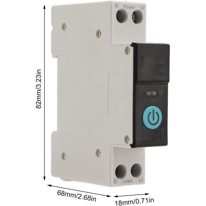 Cikonielf Qiilu Disjoncteur Différentiel De Courant Disjoncteur à