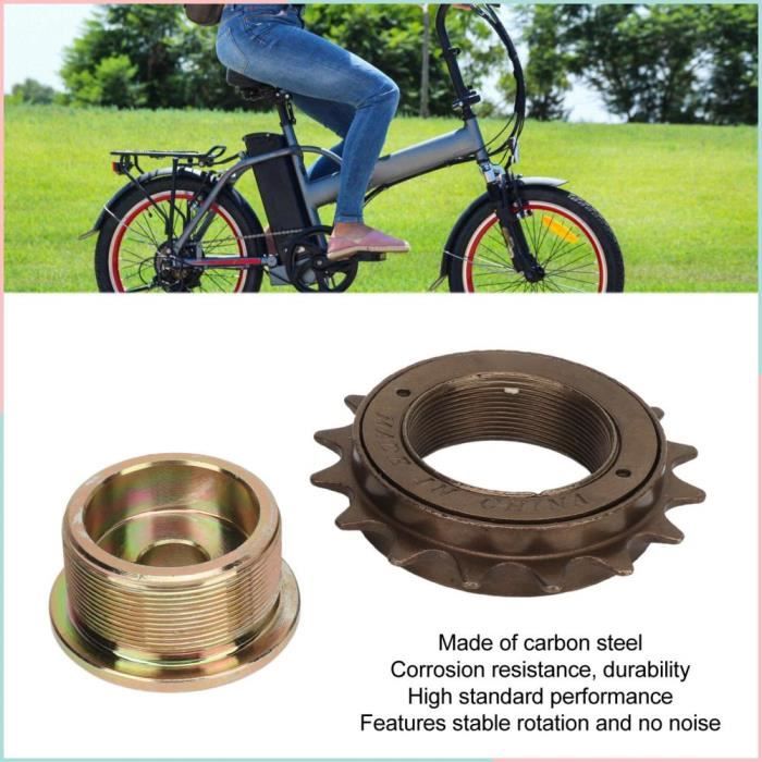Roue Libre Vélo Single Speed 16T COCOSITY Performances Améliorées Résistant à la Corrosion