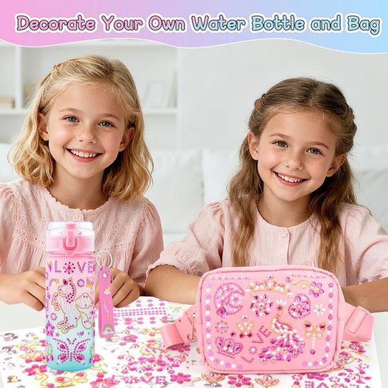 Noël Cadeaux pour Filles 5 6 7 8 9 10 11 Ans, Bricolage Casquette de Baseball avec Sticker Noël Cadeaux pour Filles 5 6 7 8 9 10 11 Ans, Bricolage Casquette de Baseball avec Sticker