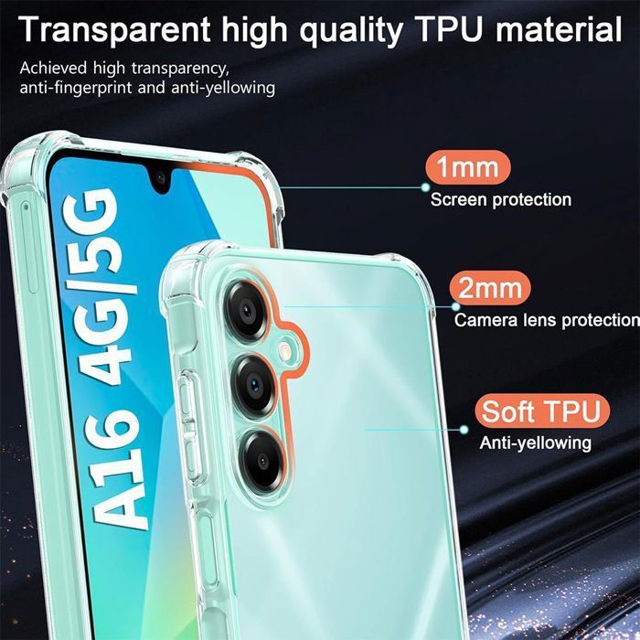 Coque De Protection BOOLING Pour Samsung Galaxy A16 TPU Antichoc coque-de-protection-booling-pour-samsung-galaxy-a16-tpu-antichoc