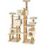 Tectake Arbre A Chat Xxl Griffoir Corde De Coco 214 Cm 4 Abris Confortables 4 Plateformes Diverses Couleurs Au Cho 5757 Cdiscount Animalerie