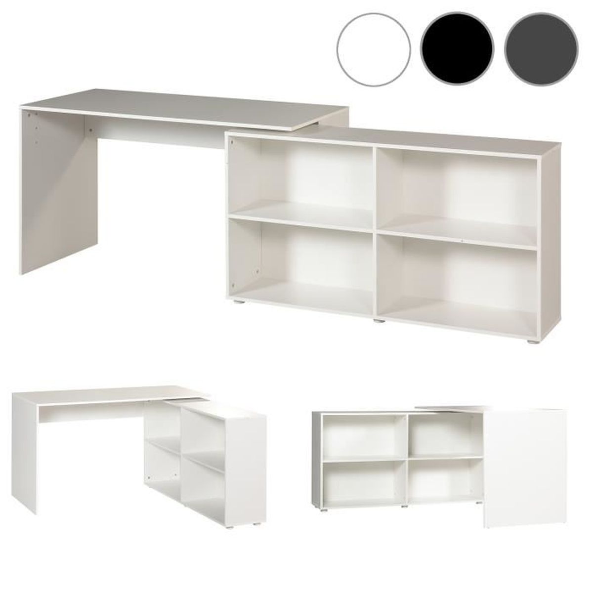Bureau D Angle Reversible Livraison Rapide Paiement 4x