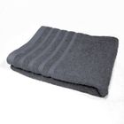 Drap de douche - DOUCEUR D'INTERIEUR - 100% coton - 70x130 cm - Anthracite - 450 g/m²