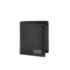 GUESS Porte-monnaie noir en cuir pour homme - New Boston Small Billfold Coin Wallet 236783