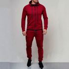 REMYCOO Ensemble de jogging - gaomin™ - Rouge - 2 pièces - Capuche - Manches longues