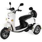 VELECO ZT63 Scooter électrique 3 roues Style rétro Senior Handicapé e-scooter 60V 650W BLANC