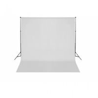 Kit complet studio photo + fond blanc sans coutures 3x6 m photo vidéo studio professionnel 1802018