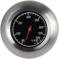 Thermomètre de Four en Acier Inoxydable,thermomètre pour Barbecue,Grill fumoir Thermomètre,avec Thermomètre Gage 60-430°C