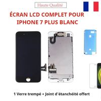 ECRAN LCD VITRE TACTILE COMPLET POUR IPHONE 7 PLUS BLANC