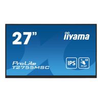  - iiyama - iiyama ProLite T2755MSC-B1 - Écran LED - 27" - écran tactile - 1920 x 1080 Full HD (1080p)   60 Hz - IPS - 400 cd/m² - 