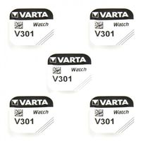 Pack de 5 Piles Varta 1.55 V 301 alcaline pour montre Pile / Batterie lithium Varta