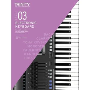 PARTITION Grade 3 Electronic Keyboard Exam Pieces 2019-2022