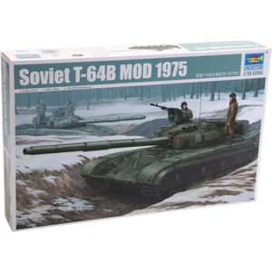 KIT MODÉLISME Kit de modélisme Char d'assaut - T-64B 1975 - Blanc
