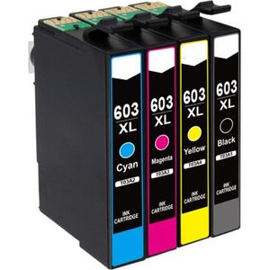 CARTOUCHE IMPRIMANTE Cartouches d'encre Epson 603 XL - Pack de 4 - Noir