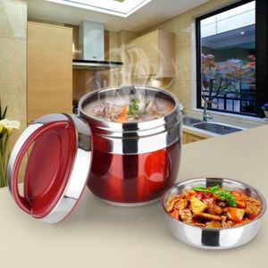 Boîte à repas isotherme en acier inoxydable, 1.8/2,2 l, Thermos isolé pour  aliments chauds, conservation au chaud pendant 12 heures - AliExpress