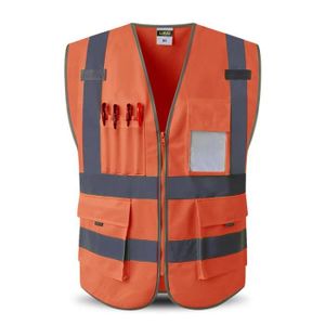 KIT DE SÉCURITÉ L-chest 112cm - Orange - Gilet de sécurité réfléch