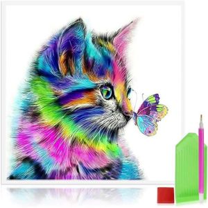 Diamond Painting Chat Roux Cdiscount