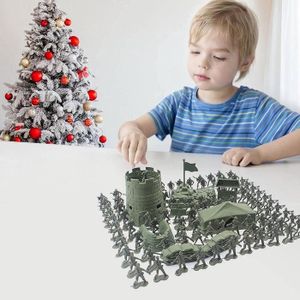 COFFRE À JOUETS Drfeify jouets modèles de mini soldat Ensemble de jouets de Mini soldat pour enfants, ensemble de jeu de puericulture coffre
