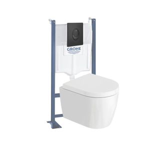 WC - TOILETTES Pack WC suspendu sans bride compact DURAVIT Me by 