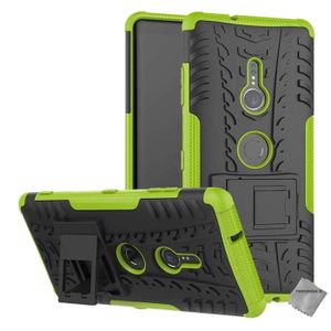 Vert Ultra Mince Souple TPU Housse avec Cordon Collier pour téléphone Portable Transparente Silicone Étui 360 Degrés Antichoc Coque pour Sony Xperia XZ3 