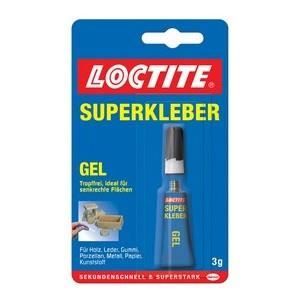 COLLE - PATE ADHESIVE Loctite colle gel universelle, tube de: 3g